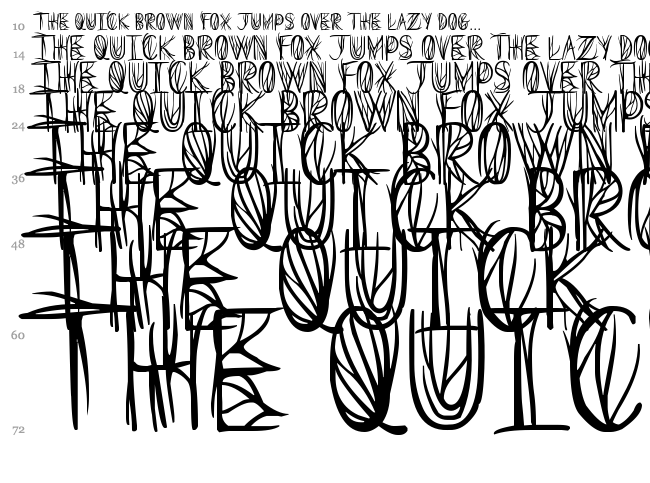 Seeds of Yesterday font waterfall